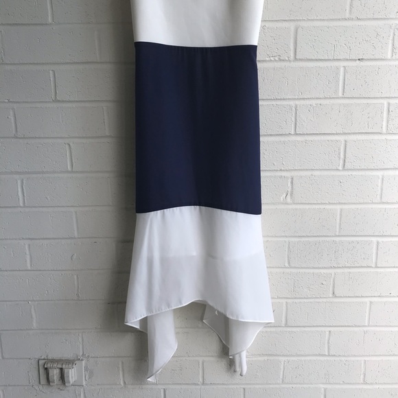 Revolve Likely Color Block Chiffon Cut Out Dress - Picture 3 of 10